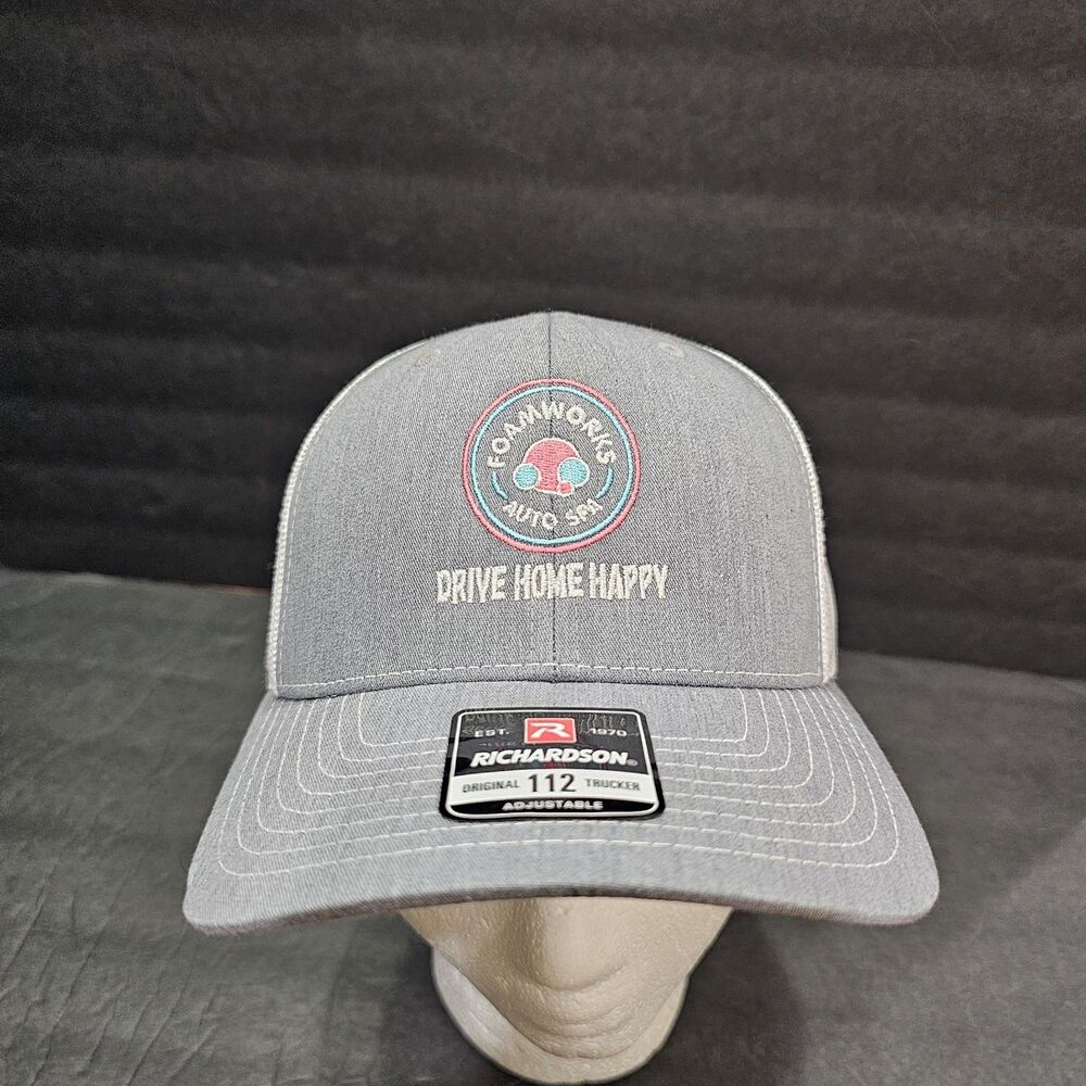 Richardson 112 Classic Trucker Hat OSFM Snapback Foamworks Auto Spa